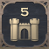 Ikona osiągnięcia: 5 ulepszeń warowni</span> / <span>5 Upgrades in Stronghold
