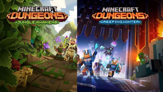 Ilustracja do: Minecraft Dungeons: Przebudzenie Dżungli i Nadciągająca Zima DLC – Poradnik do trofeów i osiągnięć