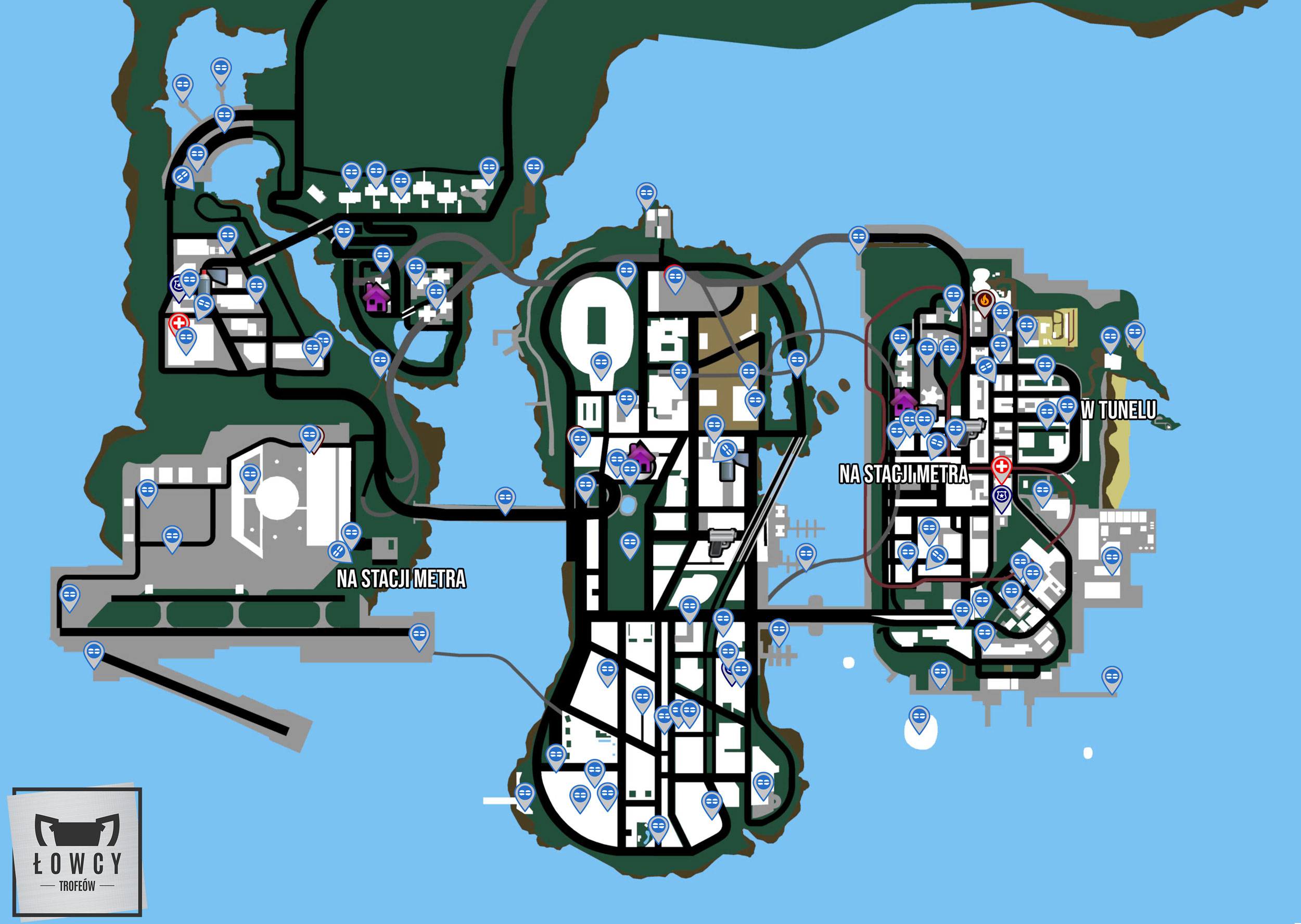 GTA 5 - Mapa - Aktywności: Skoki pojazdem