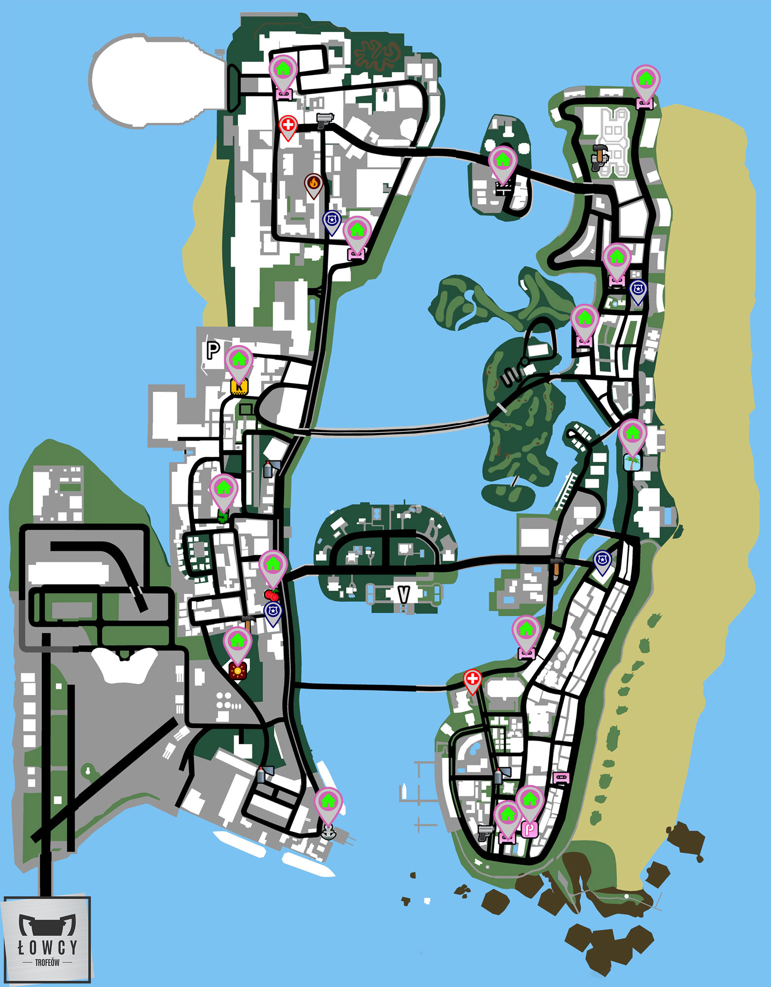 GTA 5 - Mapa - Aktywności: Skoki pojazdem