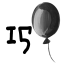 Ikona osiągnięcia: </span><span>15 balloons